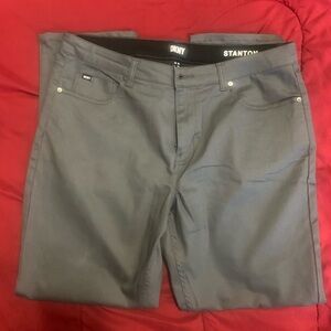 DKNY Men's Gray Slim Straight Jeans